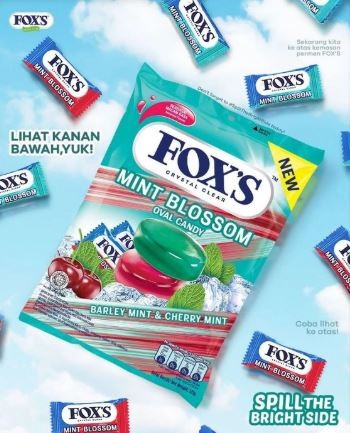 Foxs Mint Blossom Oval Candy 125G