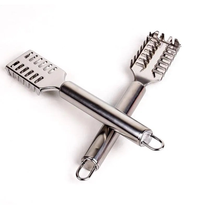Stainless Steel Fish Scale Remover | Fish Scaler Scraper Tool for Kitchen