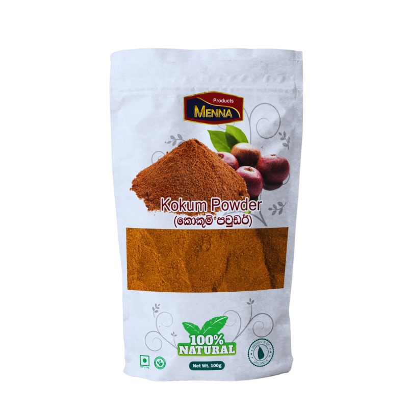 Pure Kokum Powder 100g - Natural Tangy Flavor & Health Benefits for Culinary and Skincare Uses