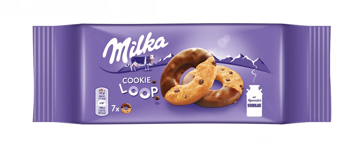 Milka Loop Cookie 132G
