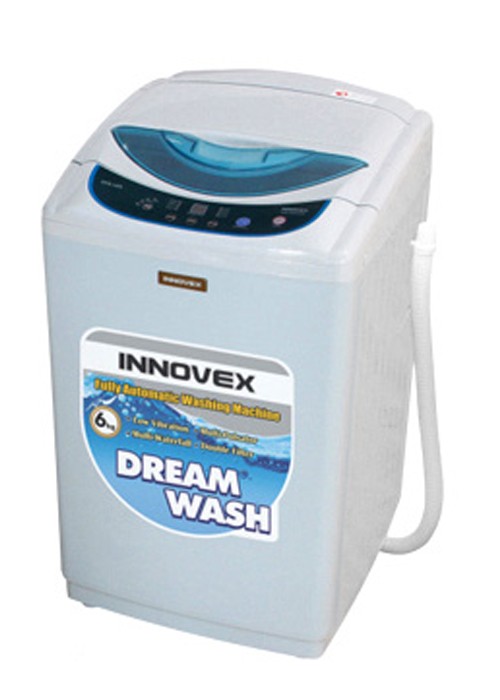 Innovex Fully Auto Washing Machine 6Kg - White- 5years damro company warranty