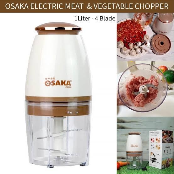 Osaka Capsule Cutter – 600ml | Electric Food Chopper & Grinder
