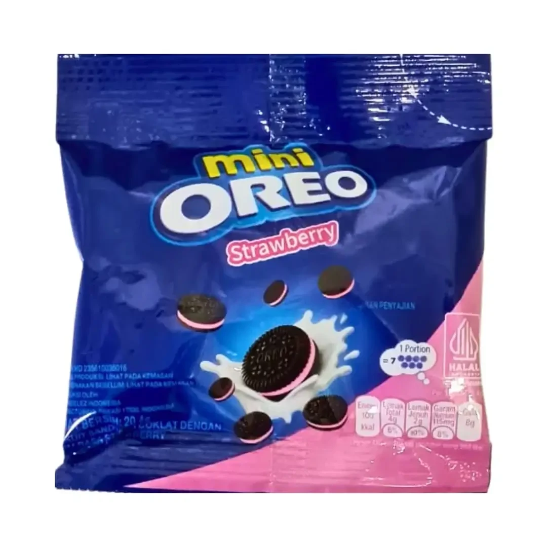 Oreo Mini Strawberry Biscuit 20.4G