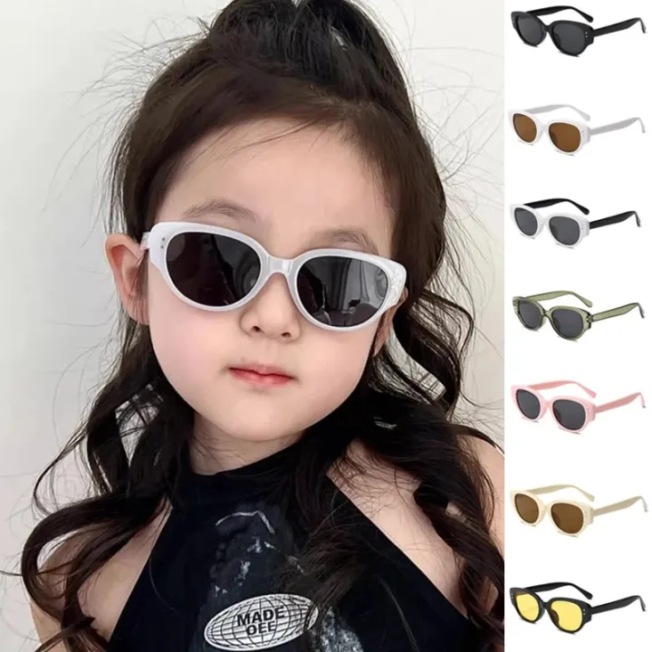 Kids Oval Fashion Sunglasses