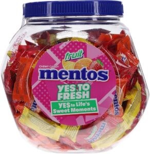 Mentos Fruits Jar 200pcs 534G