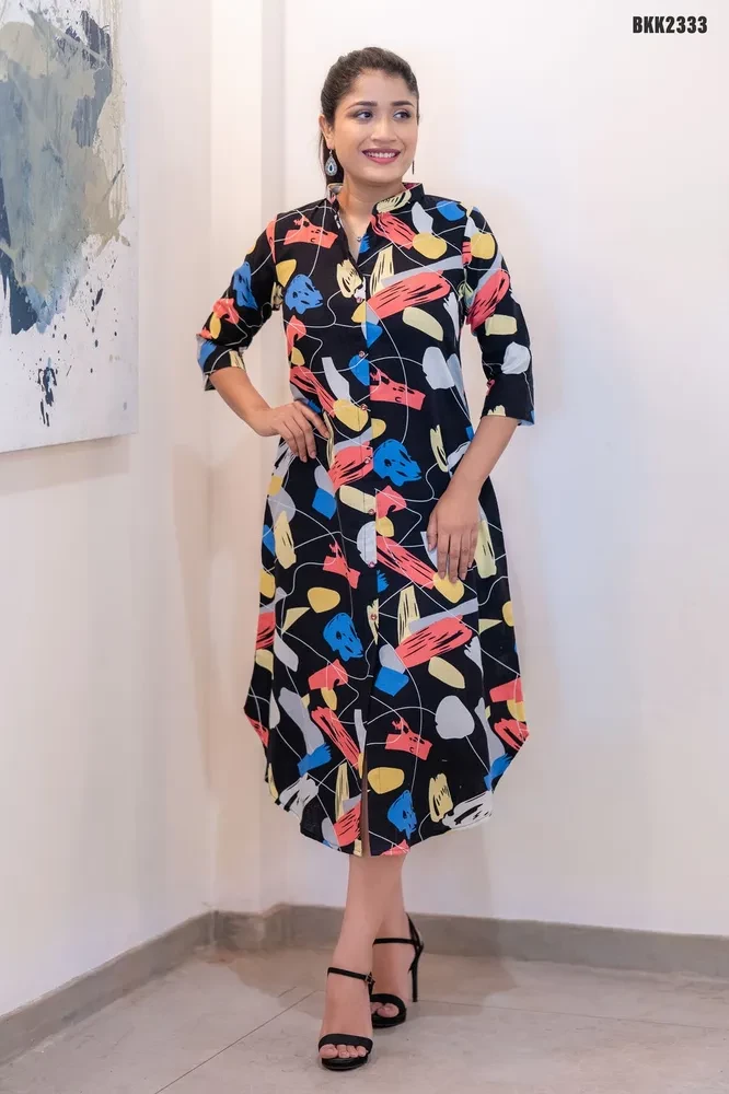 Linen Material – Multi Colour Dresses