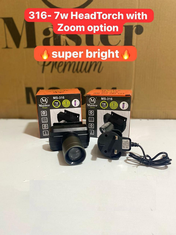 MS-316 Rechargeable Headlamp - 7W