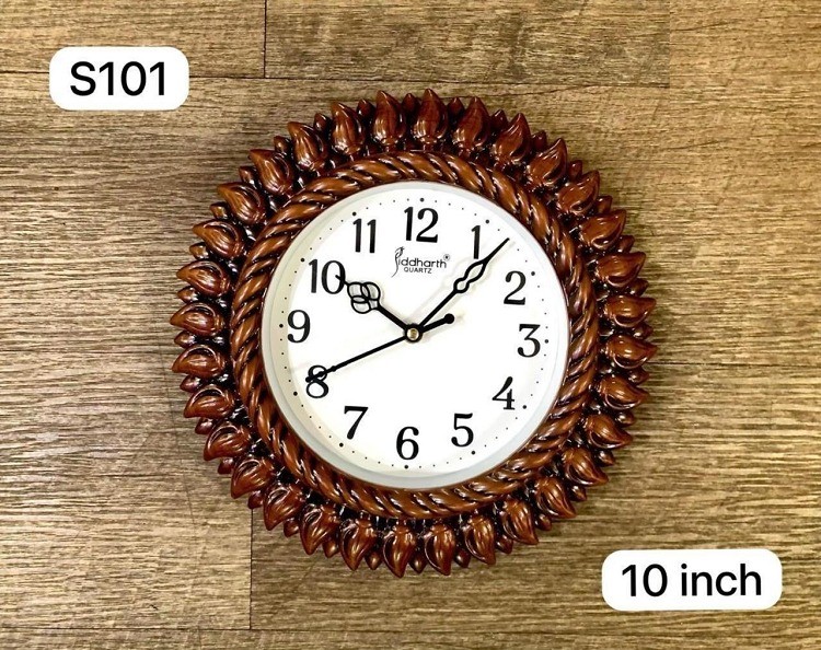 Siddharth 10-inch Wall Clock - S101