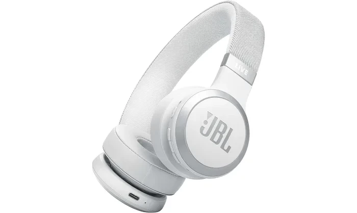 JBL Live 670 NC Wireless On-Ear Headphones - White