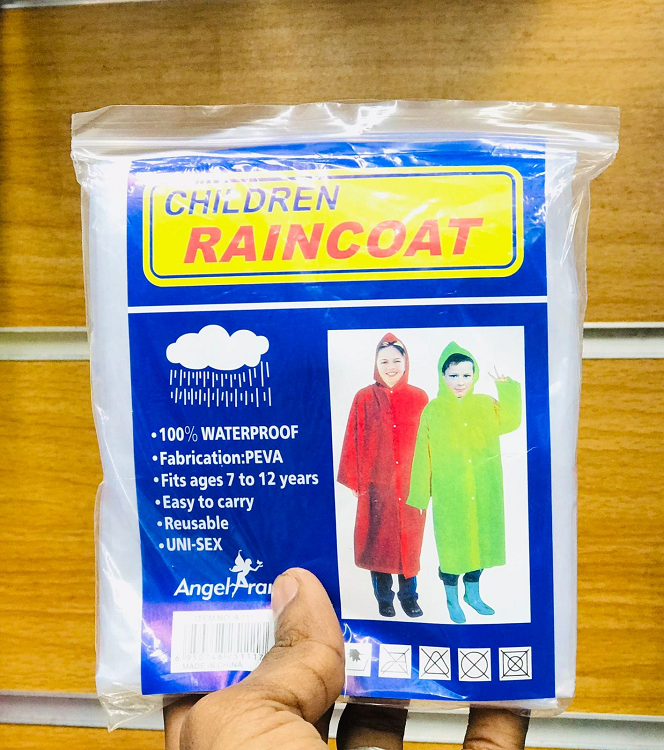 Kids Pocket Raincoat
