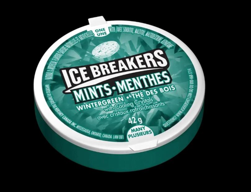 Ice Breakers Mints Wintergreen Tub 42G