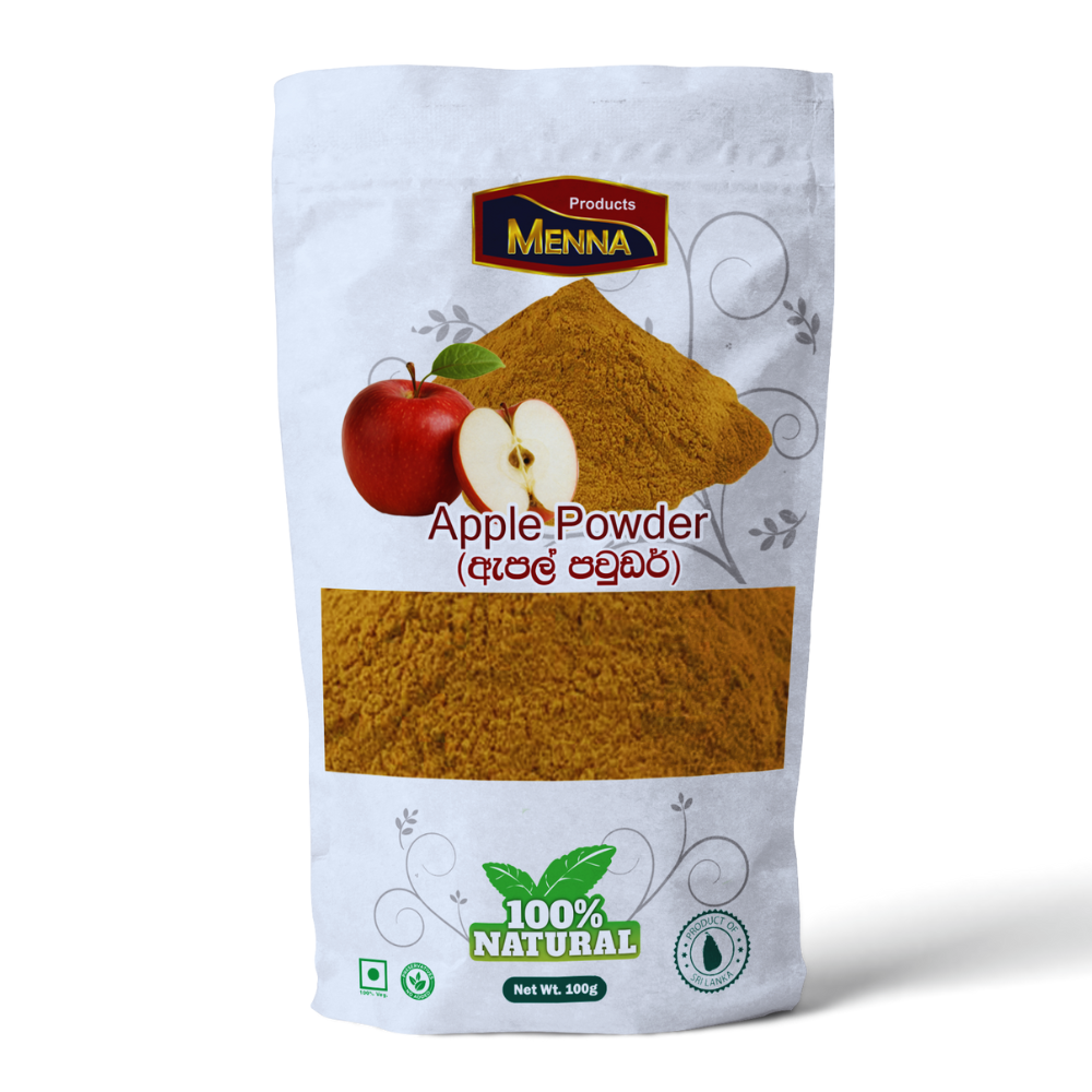 Apple Powder (100g) | Natural, Pure, & Nutrient-Rich | Pure Apple Powder for Health & Wellness