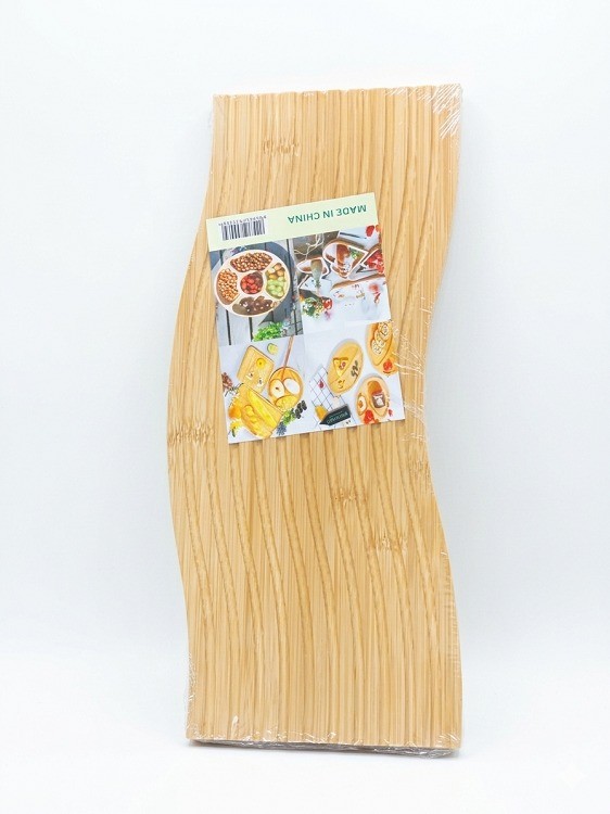 Bamboo Sashimi Serving Tray 788-10 | Natural Wooden Sushi & Food Serving Plate