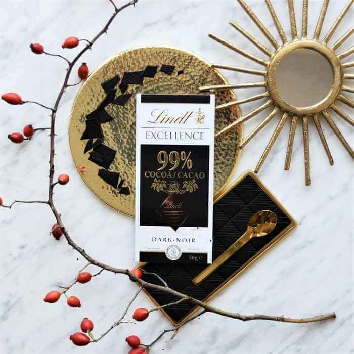 Lindt Excellence 99% Dark 50G