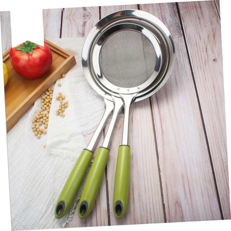 Huimei Stainless Steel Strainer Spoon – Multipurpose Kitchen Skimmer for Frying, Boiling & Draining (57-43)