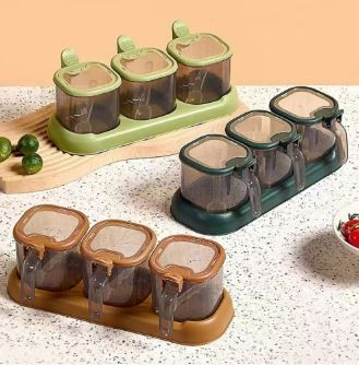 4 Compartment Seasoning Container