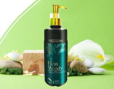 Ficus Woody Herbal Shower Gel - 300ml