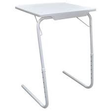 Table-Mate II Adjustable Folding Table – Multi-Purpose Portable Laptop & Meal Table