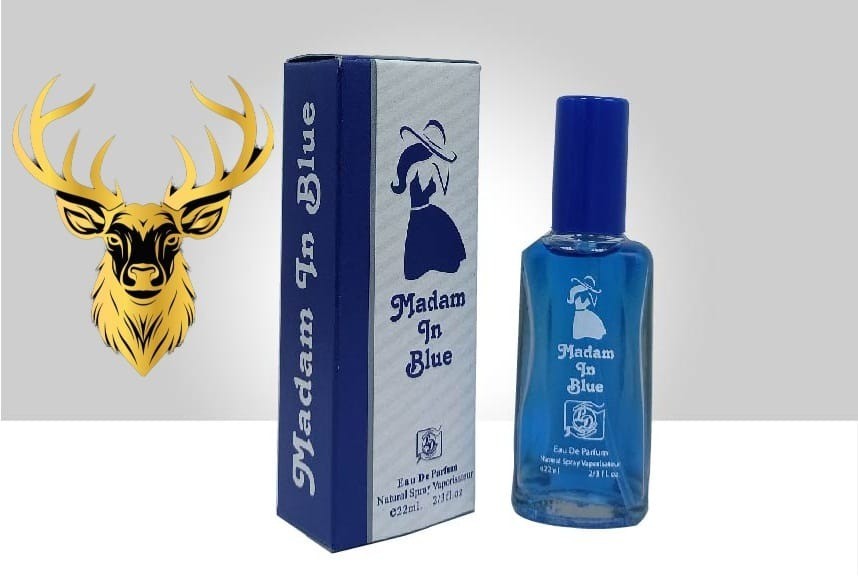Madam In Blue Women Perfume 22ml | Elegant Long-Lasting Fragrance
