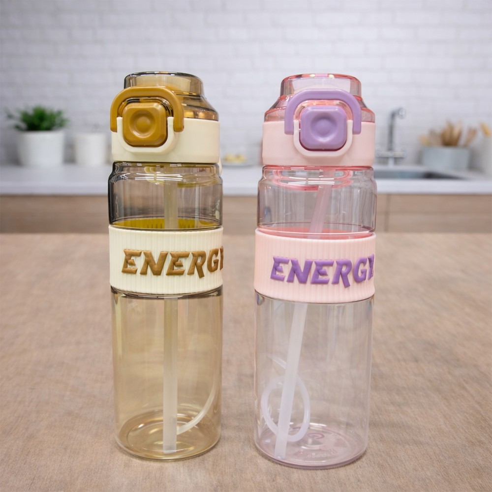 850ml BPA-Free Energy Sports Water Bottle – Leakproof Plastic Gym & Outdoor Hydration Bottle