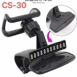 Multifunctional Car Number Plate Mobile Phone Holder with Stand