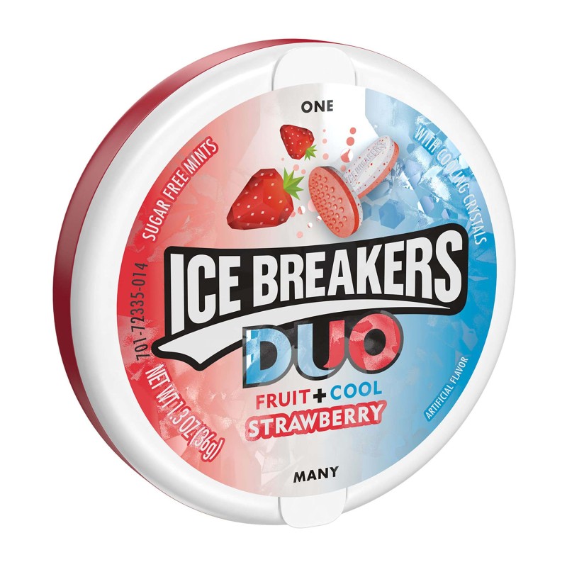 Ice Breakers Duo Strawberry Tub 36G
