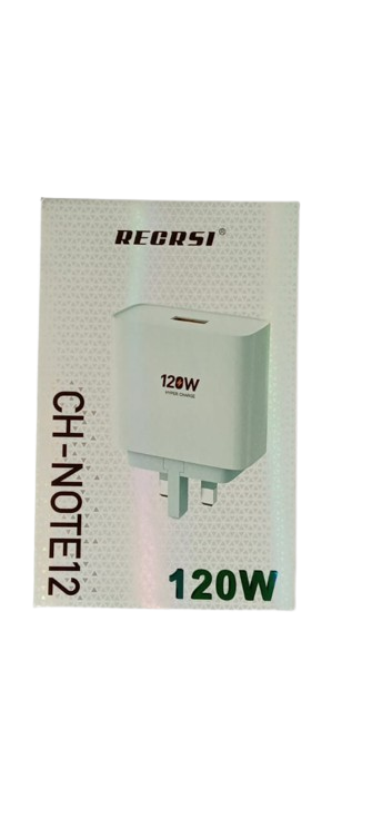 Brand new fast charging 120W charger with data cable