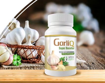 GarliQ Super Booster DIETARY SUPPLEMENT - 400 mg x 90 Capsules