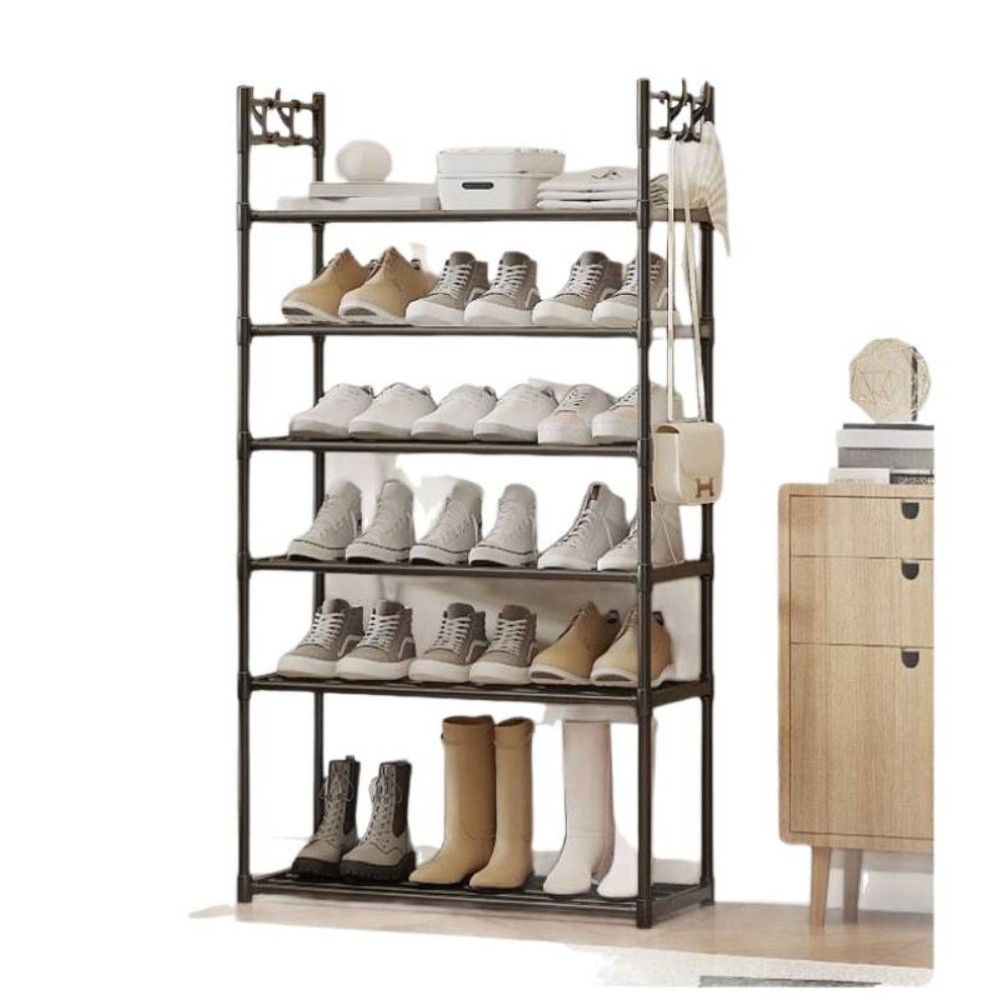 6-Layer Multi-Tier Clothes Storage Rack – Space Saving Garment Organizer