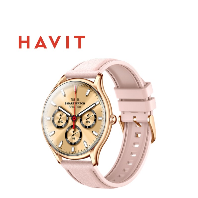 HAVIT M9048 Women's Smart Watch- Pink