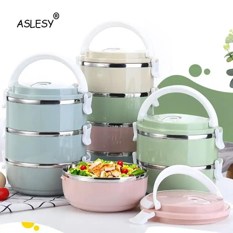 Single Layer Tiffin Type Lunch Box – Portable Food Storage Container for Office, School & Travel