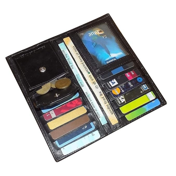 98 Mens Style Leather Long Wallet
