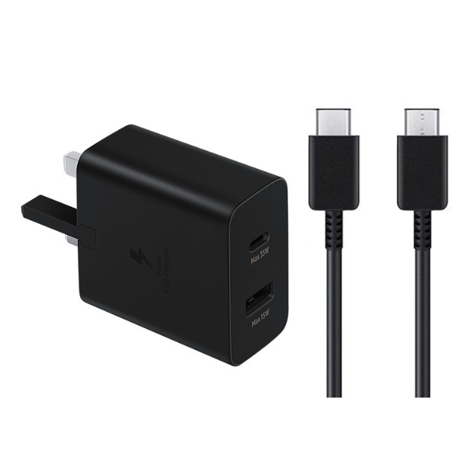 35W PD Adapter USB-C USB-A & Type-C To C Cable