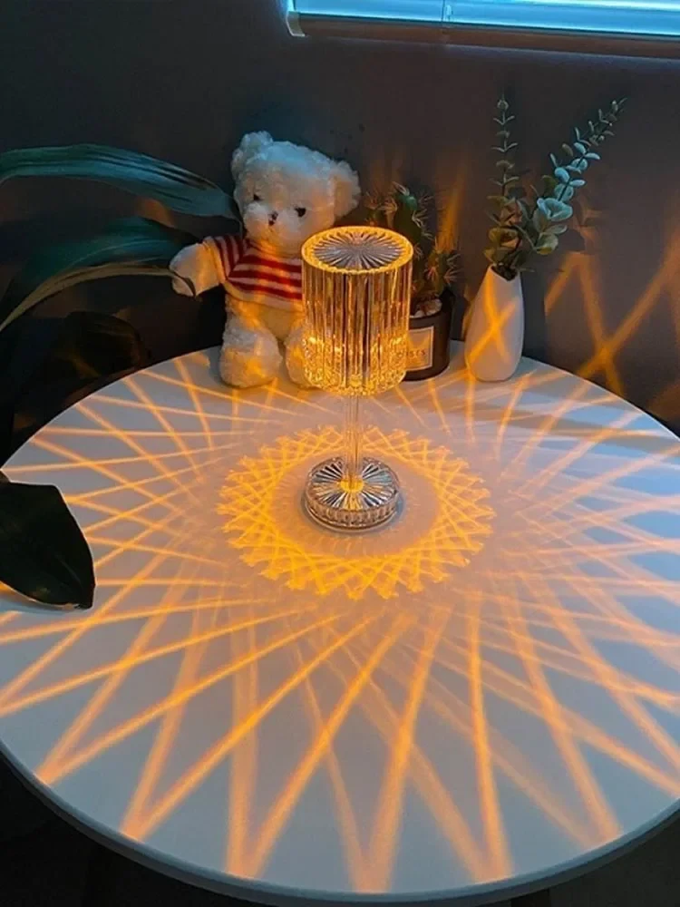 Diamond Design Crystal LED Night Light