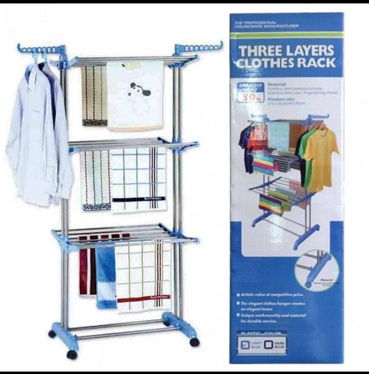 50kg 3 Layer Cloth Rack
