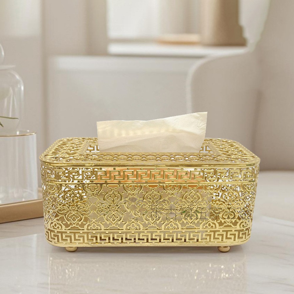 Luxury Tissue Box Holder – Elegant Decorative Tissue Dispenser for Home & Office