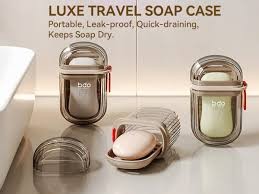 Portable Soap Box – Travel Soap Case with Secure Lid
