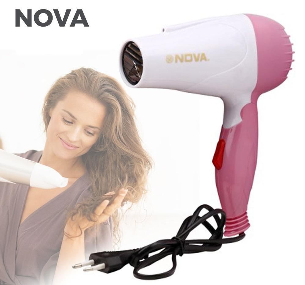 Professional Nova Foldable Hair Dryer Compact and Powerful for Salon-Quality Styling