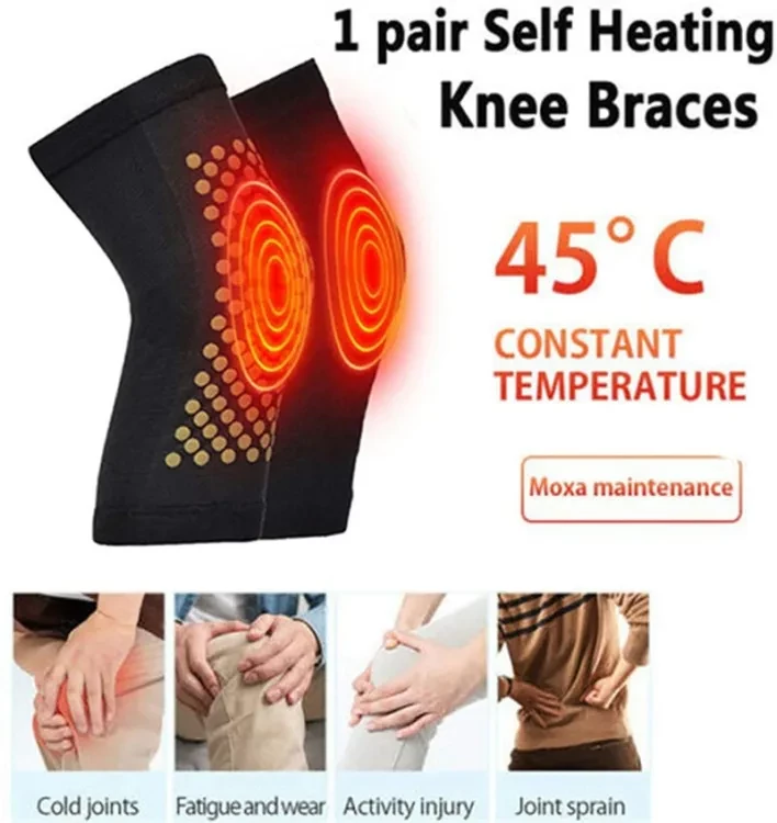 2 Pcs Self Heating Knee Support