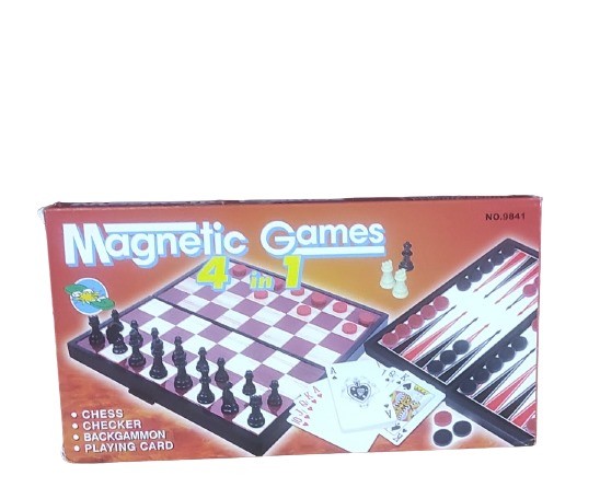 4-in-1 Magnetic Board Game