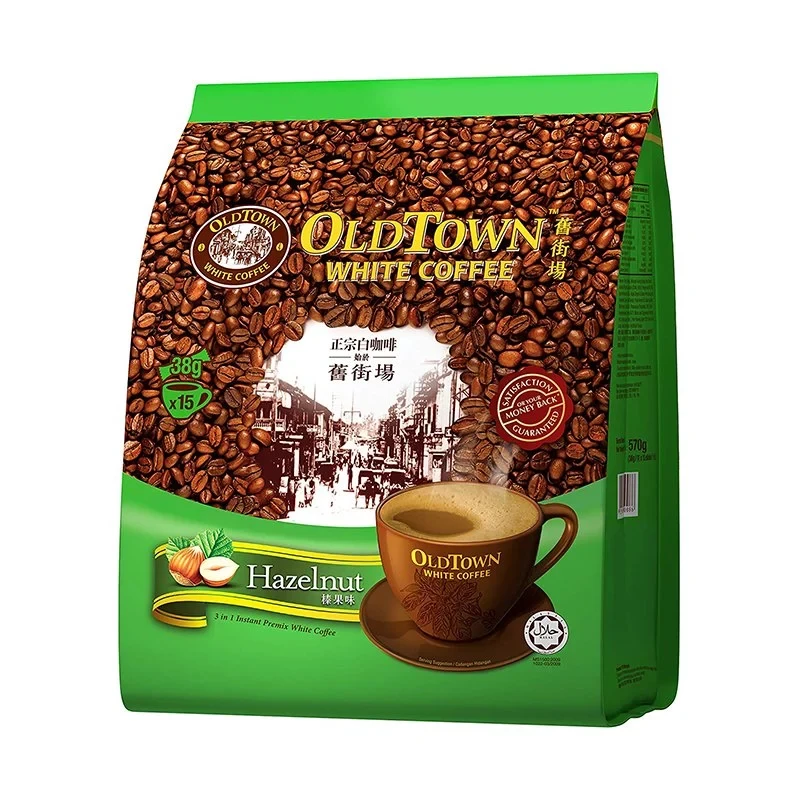 Old Town White Coffee Hazelnut Flavoured 15 Sticks 525G