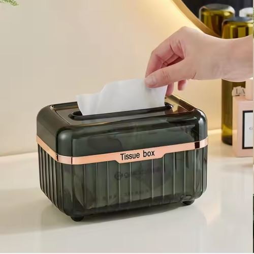 Square Plastic Tissue Box
