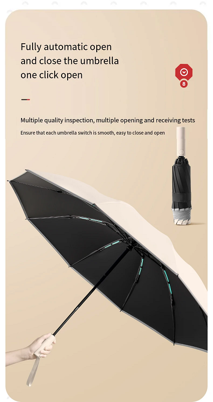 Automatic Reversible Umbrella - 20 Bone