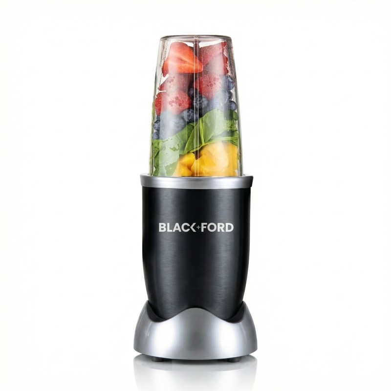 Black+Ford ProX Bullet 5000 Series - 21-Piece High-Speed Blender & Grinder Set for Smoothies and Ice Crushing