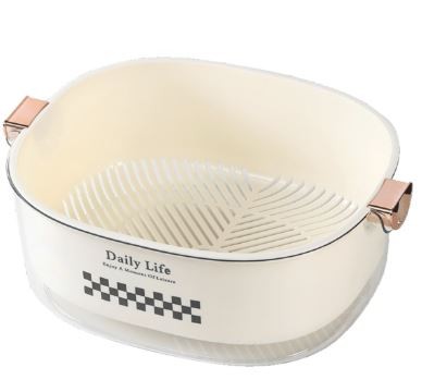 Square Printed Drainage Basket