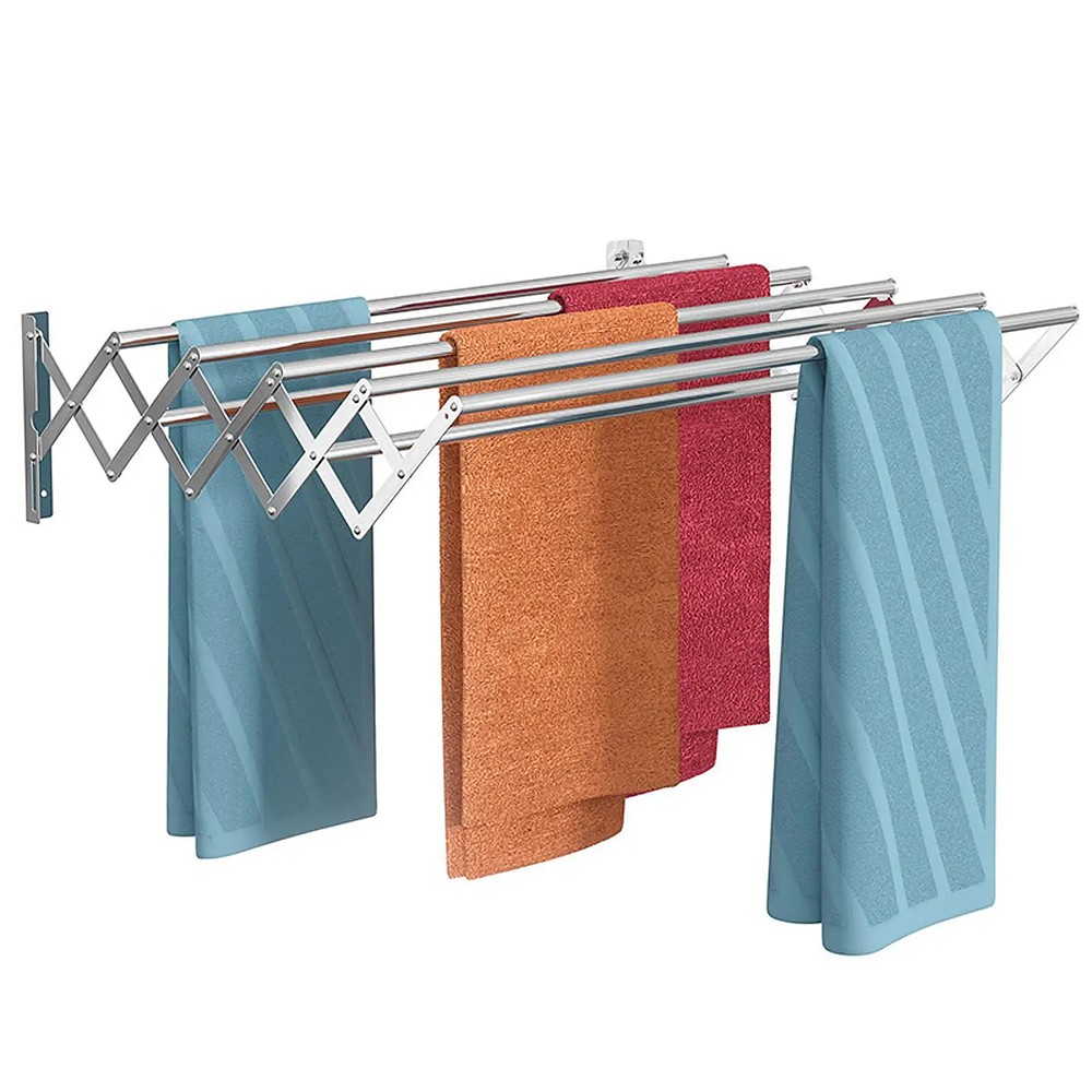 Haiwang Wall-Mounted Cloth Hanger – Space-Saving Clothes & Towel Organizer