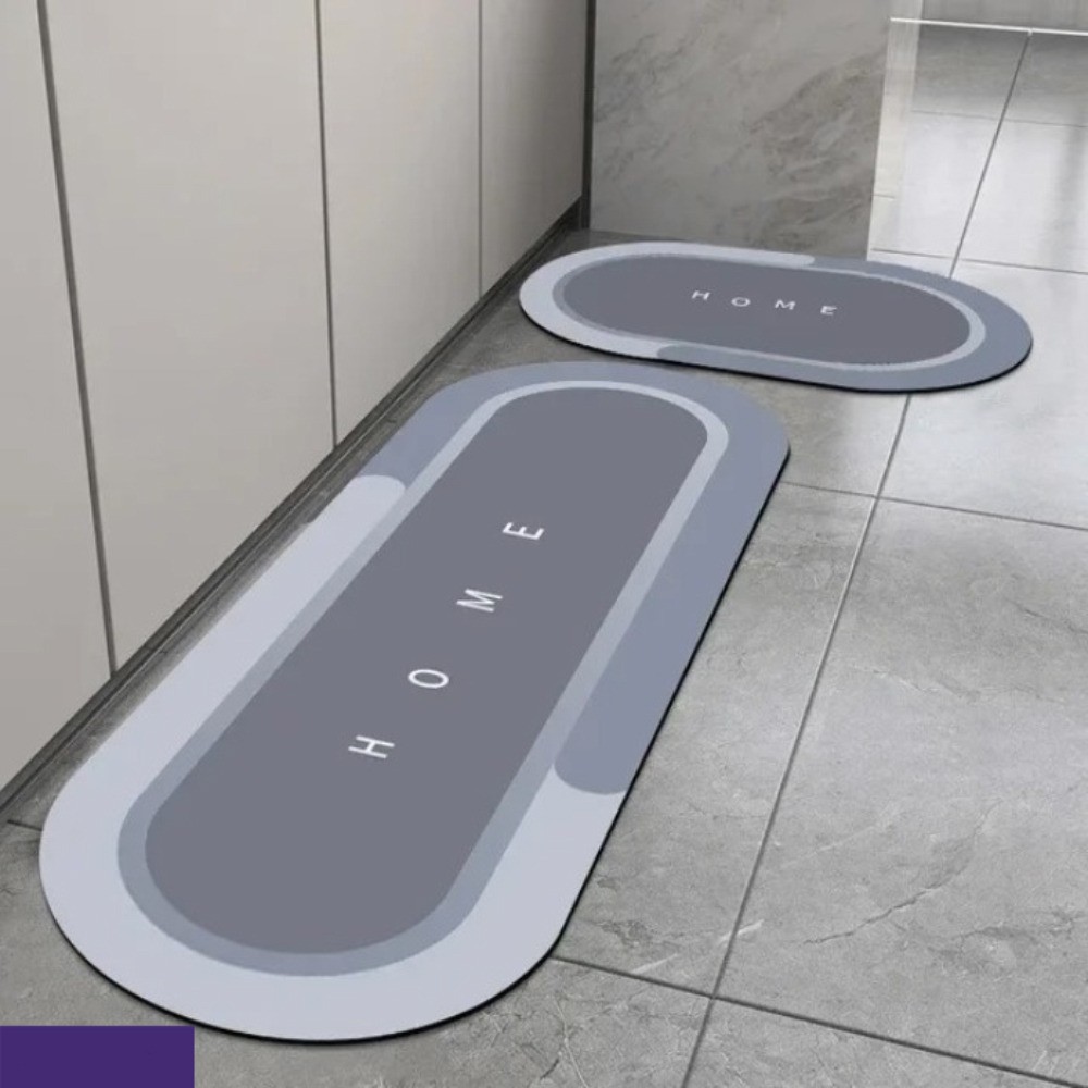 2pcs Waterproof Floor Mat - Oval