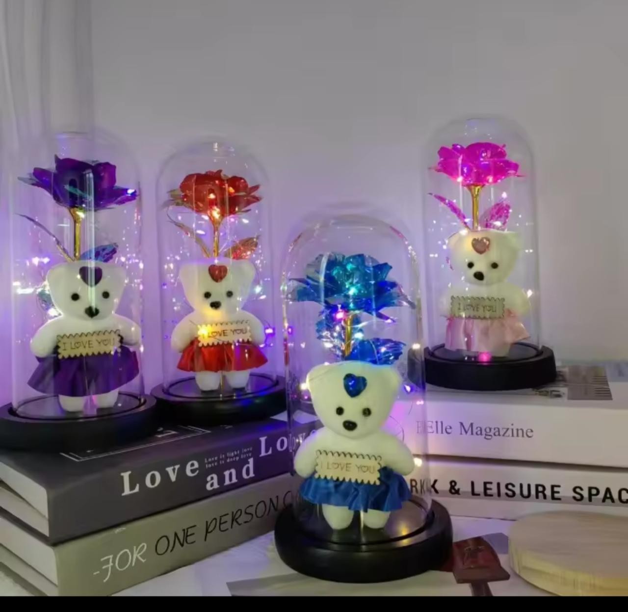 Rose Alout Valentine Ornament | Romantic Rose Gift Decoration for Couples