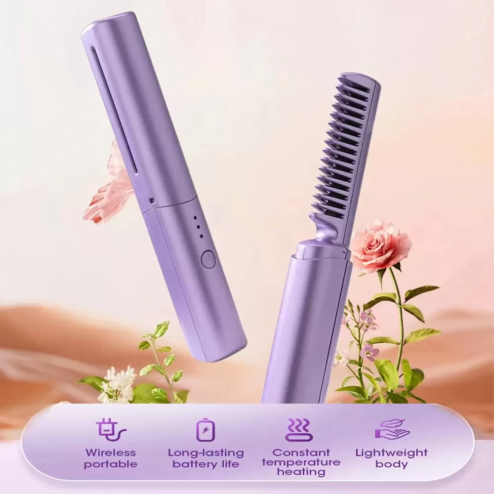 2-In-1 Digital Hair Straight Comb