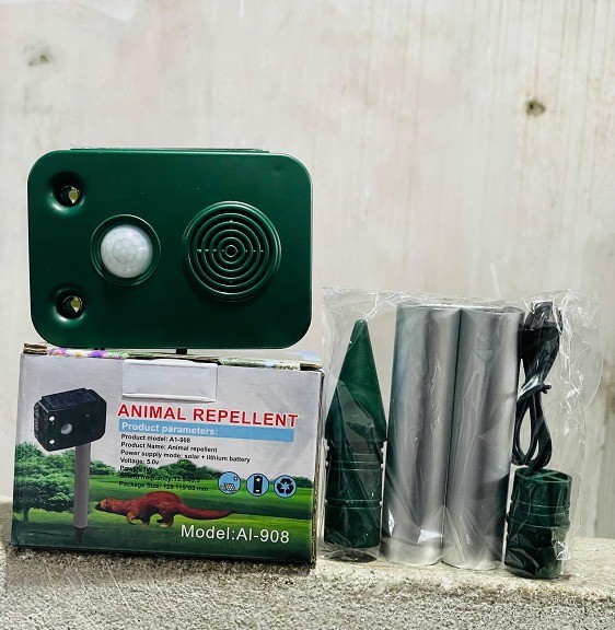 Solar Powered Outdoor Animal Repellent